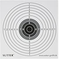 SUTTER Dianas T1 14x14cm - Paquete de 100 Unidades